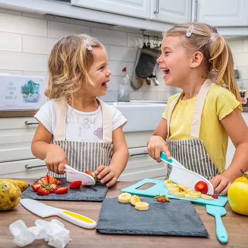 Mini Chef™ Pro Set –Montessori Kitchen Tools for Kids (Safe & Real Cooking Fun)