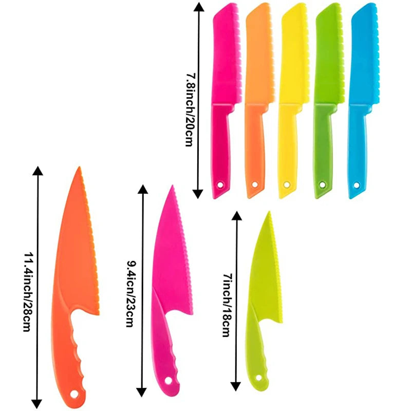Kiddie Kutterz SafeSlice™ Kids’ Nylon Knife (Single or 3-Pack)