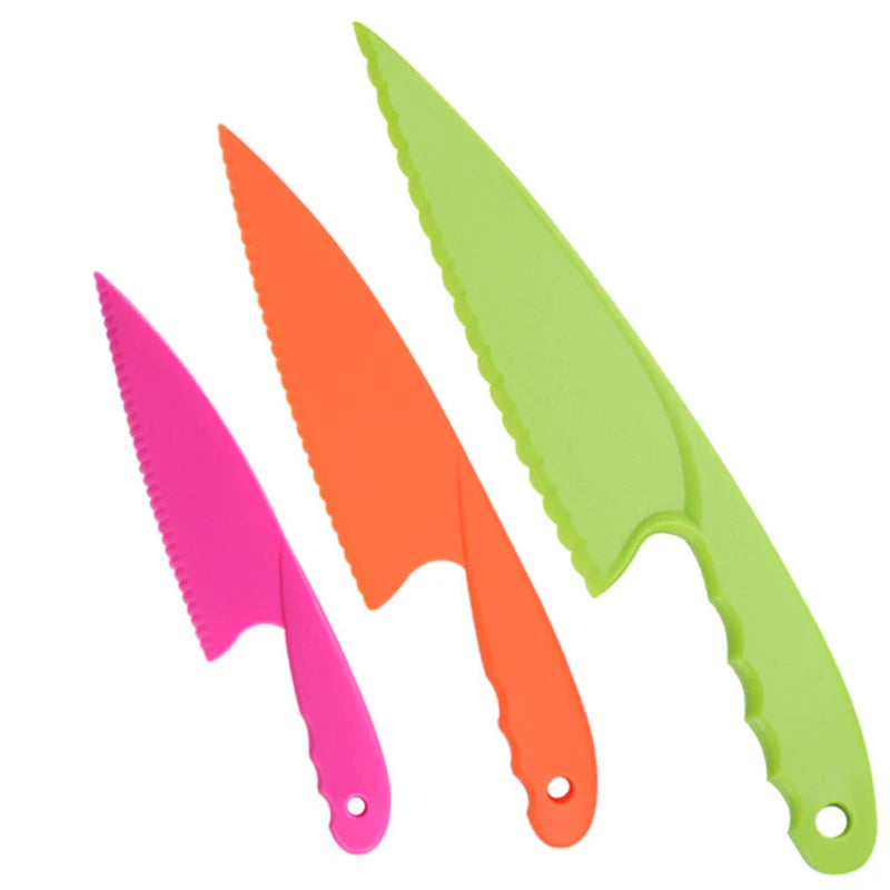 Kiddie Kutterz SafeSlice™ Kids’ Nylon Knife (Single or 3-Pack)