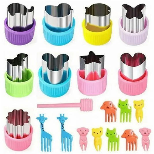 Kiddie Kutterz FunShapes™ Fruit & Veggie Cutter Set (20-Piece)