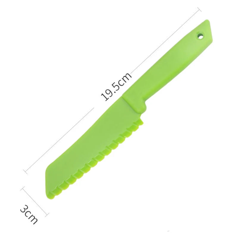 Kiddie Kutterz SafeSlice™ Kids’ Nylon Knife (Single or 3-Pack)